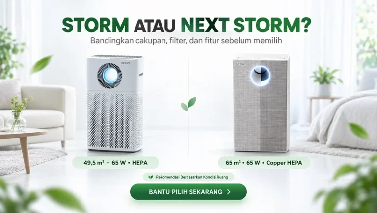 Coway Storm dan Next Storm ditampilkan berdampingan